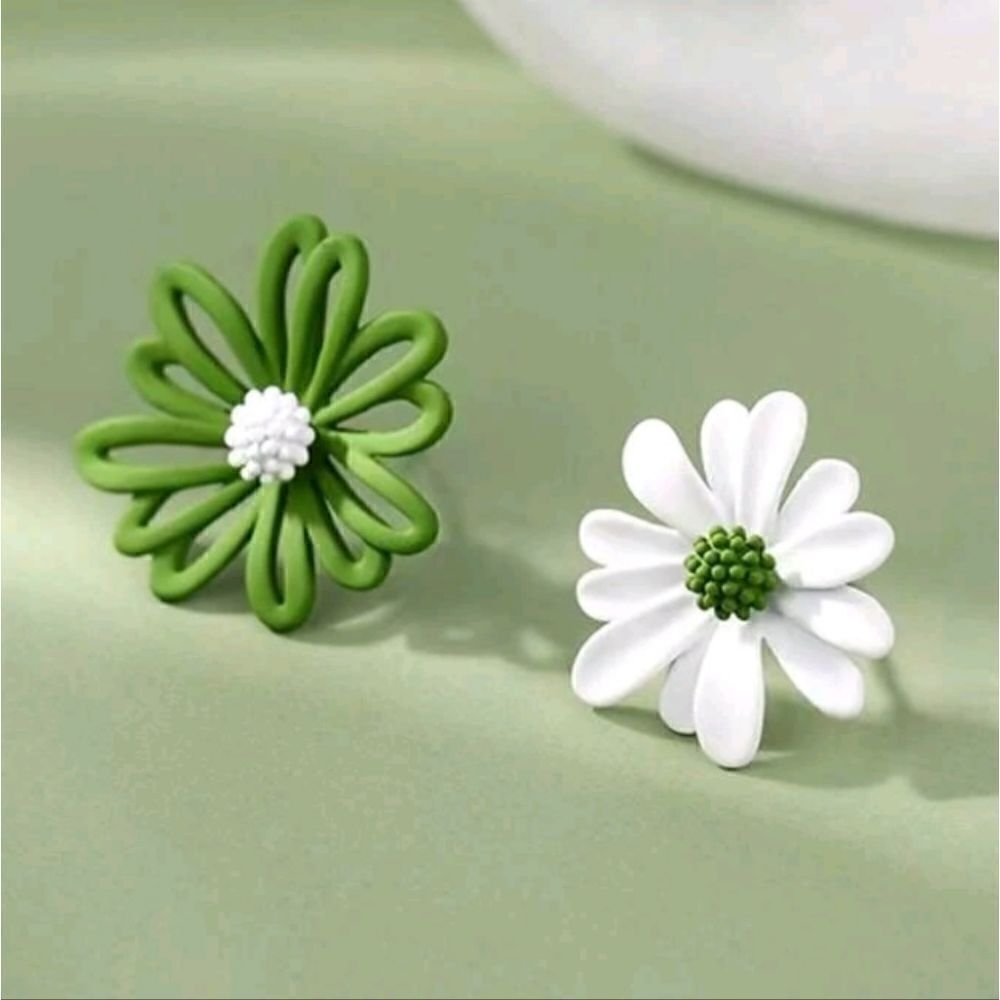 3 For 26 -  Flower Mismatched Stud Earrings